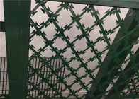 Het groene Poeder bedekte de Gelaste van de het Netwerkweg van de Scheermesdraad Omheining van het het Scheermesnetwerk Met lange levensuur met een laag