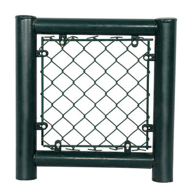 3.8mm 50mm * 50mm pvc Met een laag bedekte Omheining 2m van de Kettingsverbinding * 10m per Broodje